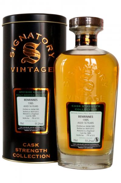 Signatory 'Cask Strength Collection' Benrinnes 1995 - 16 years o